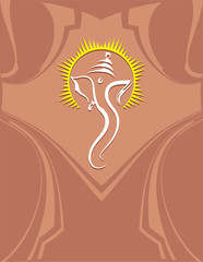 Wedding Invitation Card Ganesha