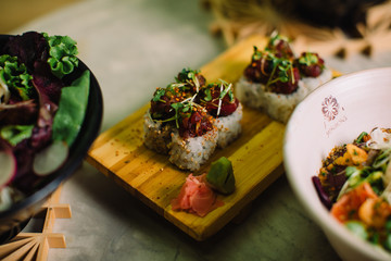 studio japanese food sushi ramen salad