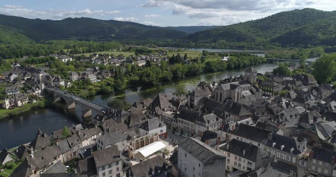 Argentat sur Dordogne, lateral traveling, Corr&egrave;ze, France
