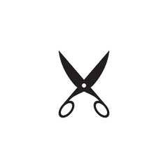 Scissor logo design vector template