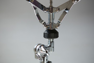 close-up of a drum stand
