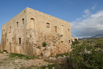 Fortezza von Rethymno auf kreta in griechenland