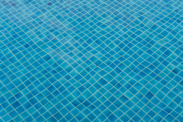 Fototapeta premium Blue swimming pool texture background