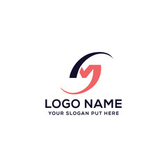 Fototapeta premium M Letter logo vector design template for use all purpose