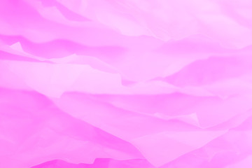 Closeup of blur neon pink paper layers. Minimalist design. Abstract art background. Copy space.