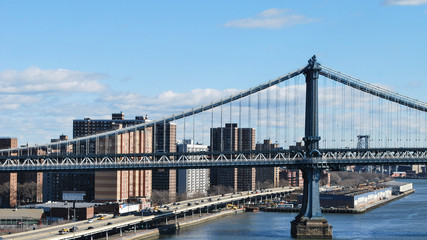 Fototapeta premium Entre Ciel et Building, New York City 2