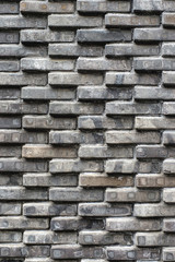 Jaggered brick wall with great texture