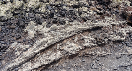 Park Timinfaya is amazing volcanic place on Lanzarote, Canarias.