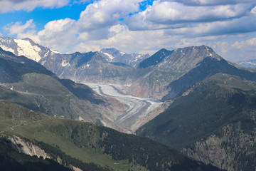 Foggenhorn Schweiz Aletsch Gletscher