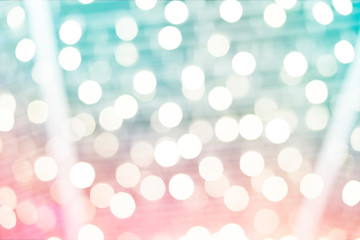 de focused bokeh light, abstract background at night photo