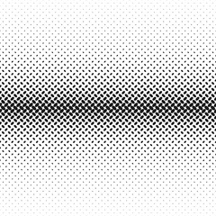 Monochrome halftone diagonal ellipse pattern background - abstract geometrical vector template design