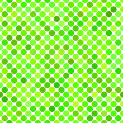 Green seamless dot pattern background - vector graphic design