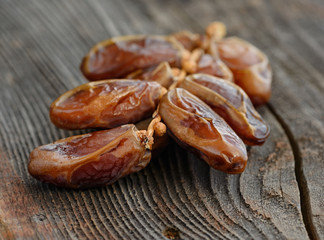 Branch of dry dates.
