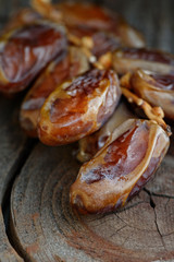 Branch of dry dates.