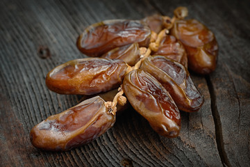 Branch of dry dates.