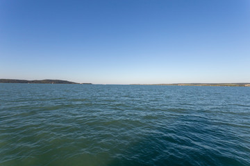 Lake Balaton on a summer day.