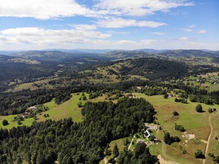 Obraz premium Beskids mountains in Poland