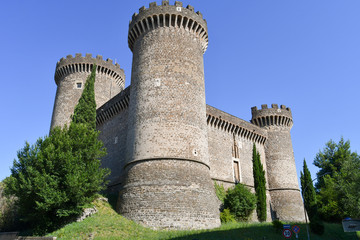 Castle of Tivoli near Rome in Italy