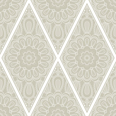 Line art seamless pattern for fabric or wrapping paper. Background with hand-drawn elements