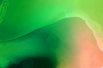 Colorful hand painted alcohol ink background. Abstract delicate texture. Contemporary wallpaper.