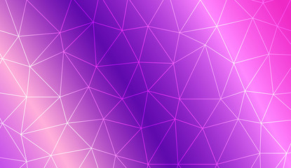 Abstract mosaic background with triangles. Style for your business design. Vector illustration. Creative gradient color