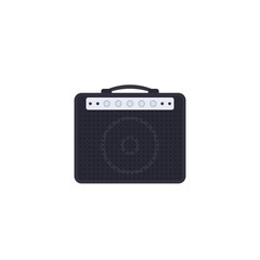 guitar amplifier vector icon, flat design