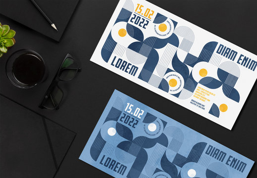 Abstract Geometric Flyer Layout