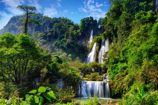The Thi Lo Su waterfall