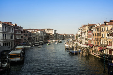 Fototapeta na wymiar Grand canal in Venice Italy