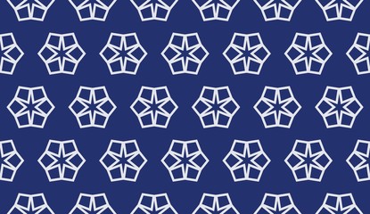 Fototapeta premium Blue background. For textile, holiday decoration,fabric,cloth,gift paper,prints,decor. Vector illustration