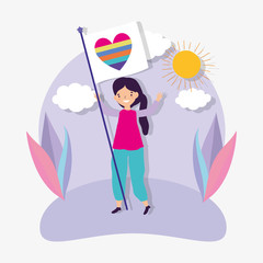 people community lgbtq flat design