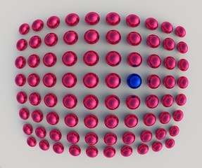 Conceptual image of geometric block