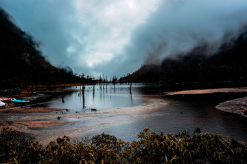 Tsengetser Lake also called Madhuri Lake in Tawang India