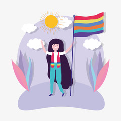 people community lgbtq flat design