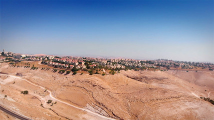 Israeli City Maale Adumim Aerial