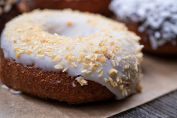 Chopped Nuts Sprinkled Donuts