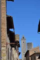 Fototapeta premium village san gimignano tuscany italy 