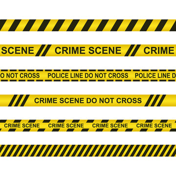 Crime scene do not cross vector design illustration isolated on white background