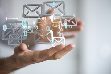 Mail Communication Connection message to mailing