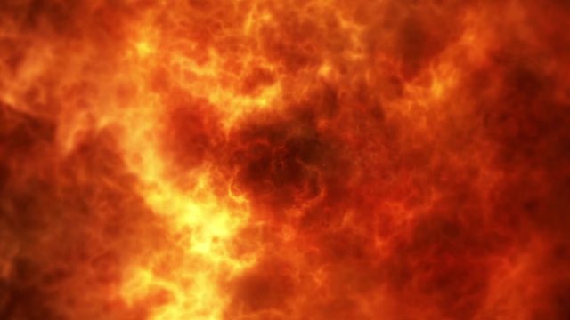 Wall of Fire Loop Motion Graphic Background
