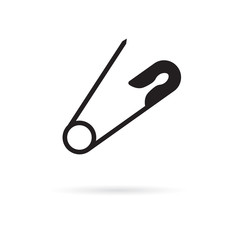 safety-pin icon- vector illustration