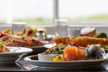 Fine dining food restaurant 