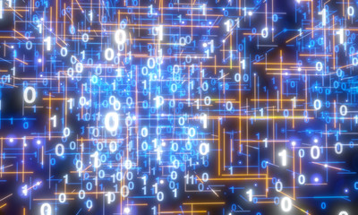 Software, web development, programming concept. Abstract Programming