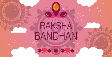 happy raksha bandhan banner design