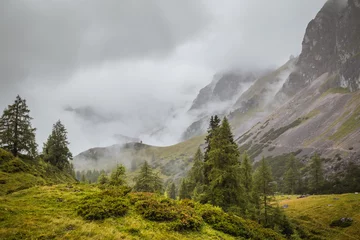 Foto auf Leinwand Misty Mountains © Coen Weesjes