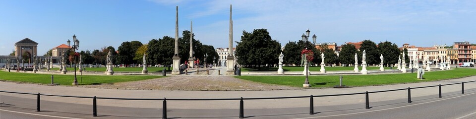  padua city, prato della valle square, italy
