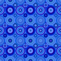 Fototapeta premium Abstract geometric circle pattern background - repeatable illustration