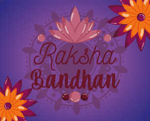 happy raksha bandhan poster design