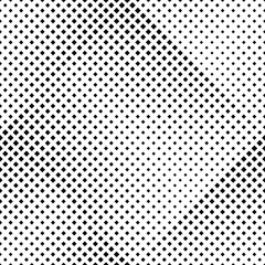 Abstract black and white seamless geometrical diagonal square pattern background - monochrome vector graphic