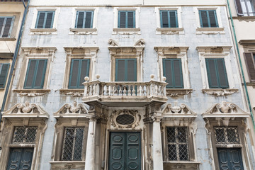 Fototapeta na wymiar Ancient building in Livorno, Italy.